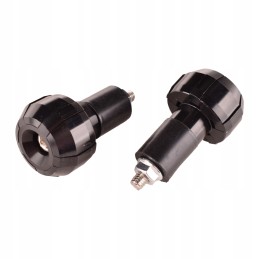 17mm black motorcycle handlebar weight ends