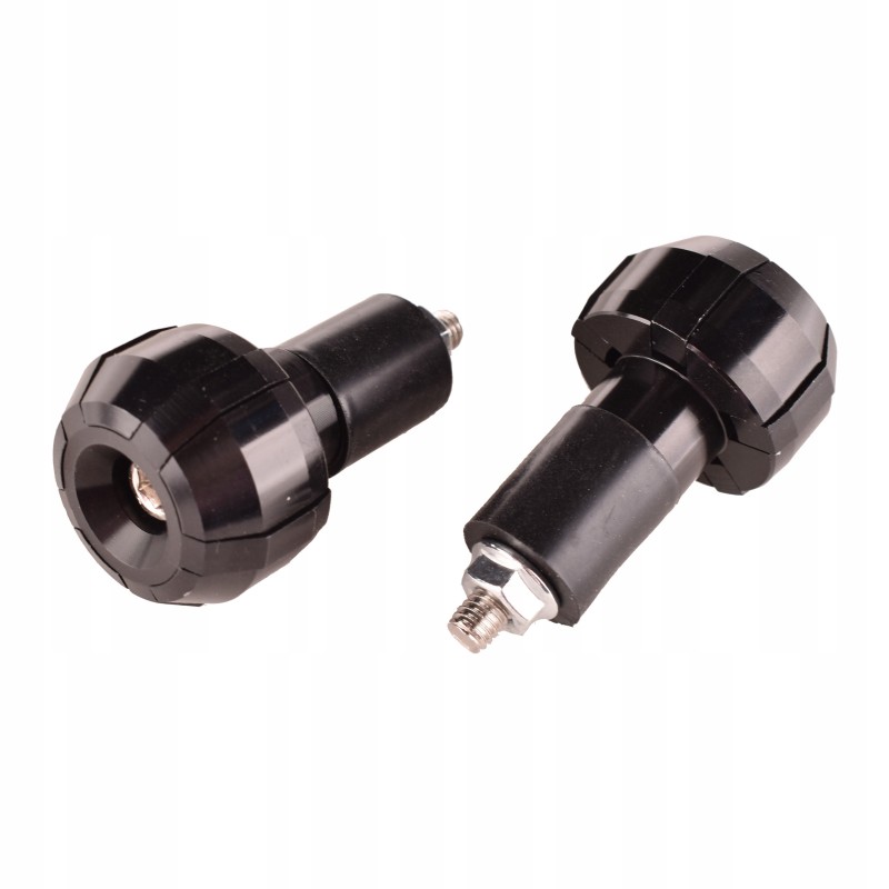 17mm black motorcycle handlebar weight ends