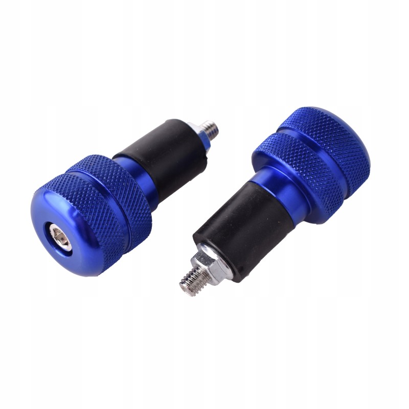 17mm blue handlebar weight ends
