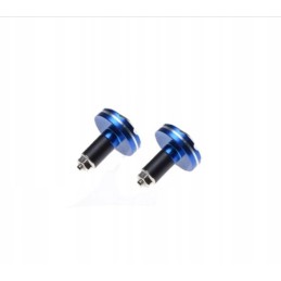 Blue handlebar ends, set of 2 pcs