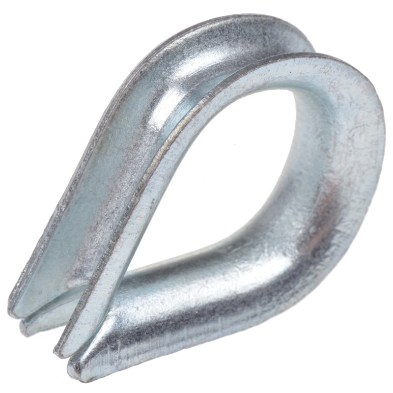 10 pcs - RS PRO Steel Thimble For Use With 5mm Diameter Wire Rope
