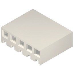 10 pcs - Molex, KK 396 Female Connector Housing, 3.96mm Pitch, 4 Way, 1 Row