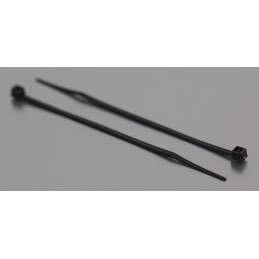 1 Bag of 1000 - RS PRO Cable Tie, 100mm x 2.5 mm, Black Nylon, Pk-1000