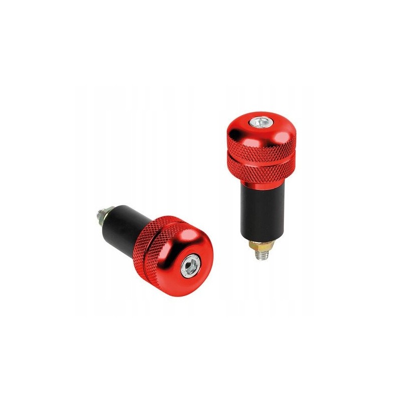 Universal handlebar weights, 2 pcs, red