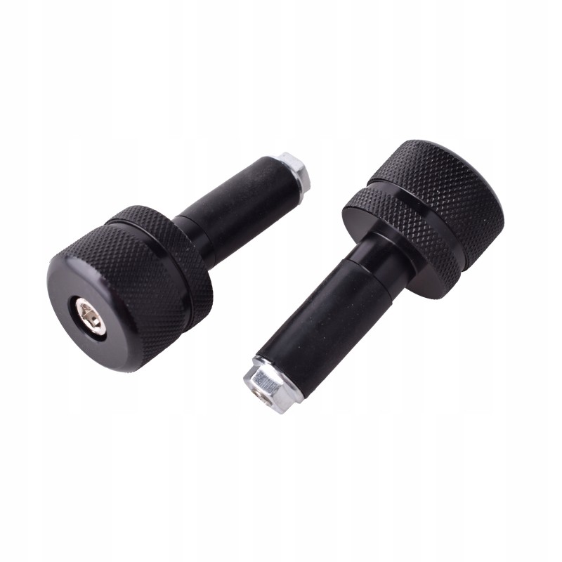 13mm black handlebar weight ends