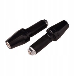 13mm black moto handlebar weight ends