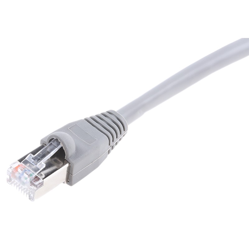 25 pcs - RS PRO Cat5e Male RJ45 to Male RJ45 Ethernet Cable, U/FTP, Grey, 5m