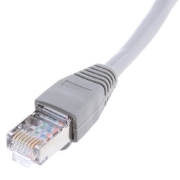 25 pcs - RS PRO Cat5e Male RJ45 to Male RJ45 Ethernet Cable, U/FTP, Grey, 5m