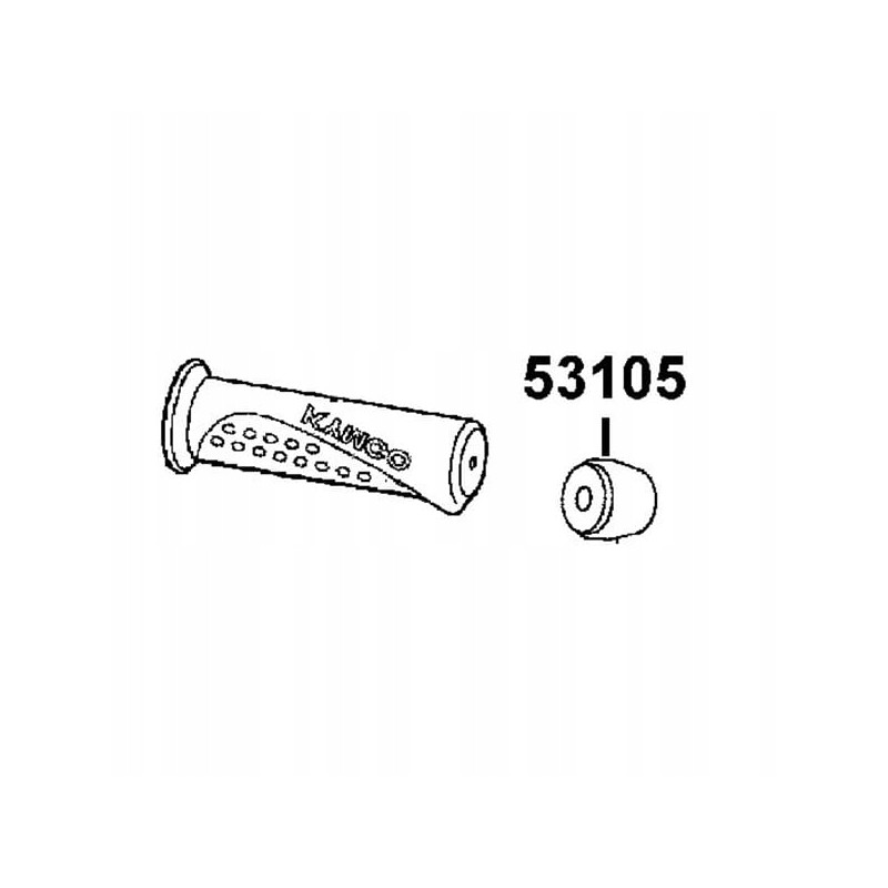 Handlebar weight kymco mxu 300 53105 aga1 m00