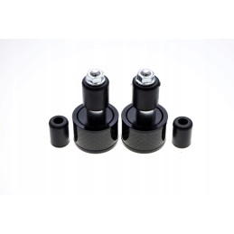 Accel handlebar end weights, black