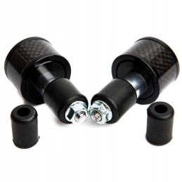 Accel handlebar end weights, black