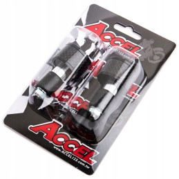 Accel handlebar end weights, black