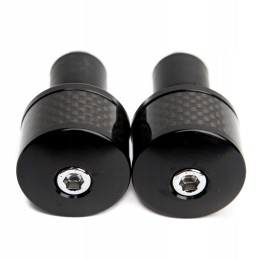 Accel handlebar end weights, black