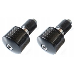 Accel handlebar end weights, black