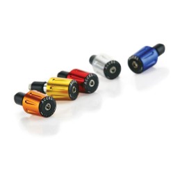 Accel handlebar end weights, gold