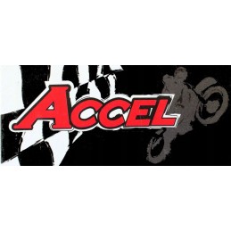 Accel handlebar end weights, gold