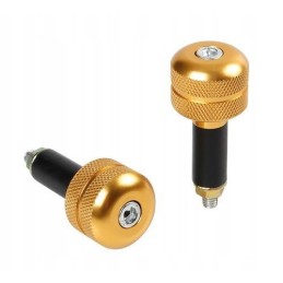 Handlebar weights 13-17 mm gold