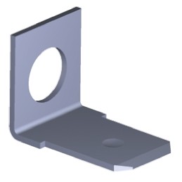 25 pcs - TE Connectivity FASTON .250 Uninsulated Male Spade Connector, PCB Tab, 6.35 x 0.81mm Tab Size