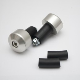 Akrybius silver handlebar weights set akr03