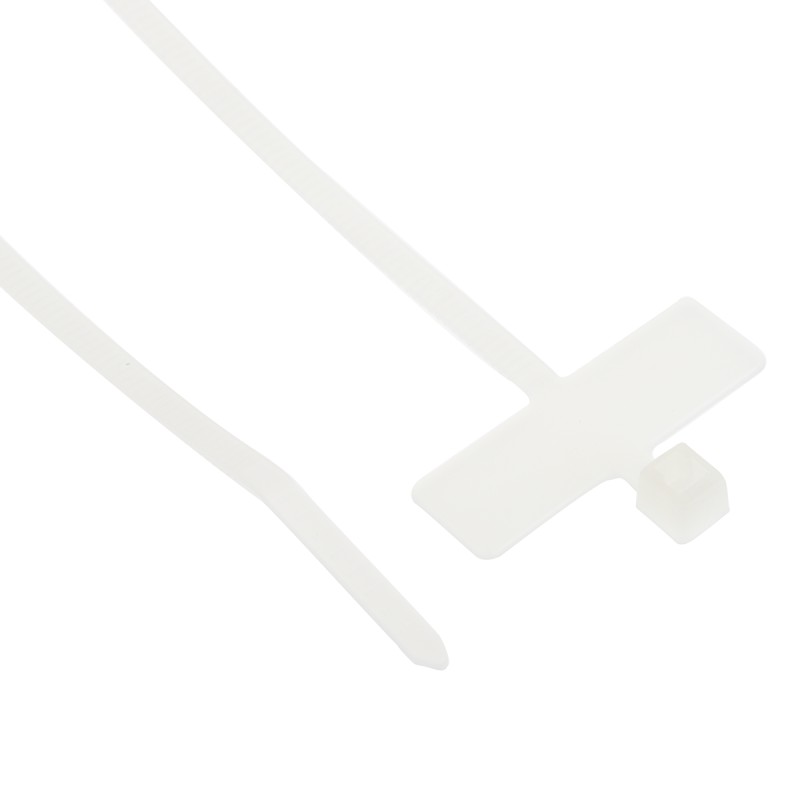 1 Bag of 100 - HellermannTyton Cable Tie, 100mm x 2.3 mm, Natural Polyamide 6.6 (PA66), Pk-100