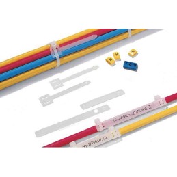 1 Bag of 100 - HellermannTyton Cable Tie, 100mm x 2.3 mm, Natural Polyamide 6.6 (PA66), Pk-100