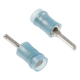 1 Box of 1000 - TE Connectivity, PIDG Insulated, Tin Crimp Pin Connector, 1mm² to 2.6mm², 16AWG to 14AWG, 1.8mm Pin Diameter, Bl