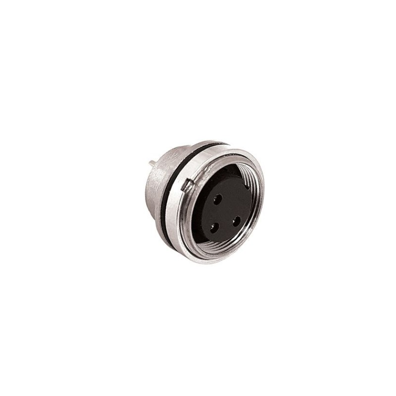 25 pcs - Bulgin Circular Connector, 4 Contacts, Panel Mount, M16 Connector, Socket, Female, IP67, Buccaneer M16 Series