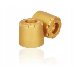 Ariete universal and Ducati handlebar weights, gold color, 12-14 mm