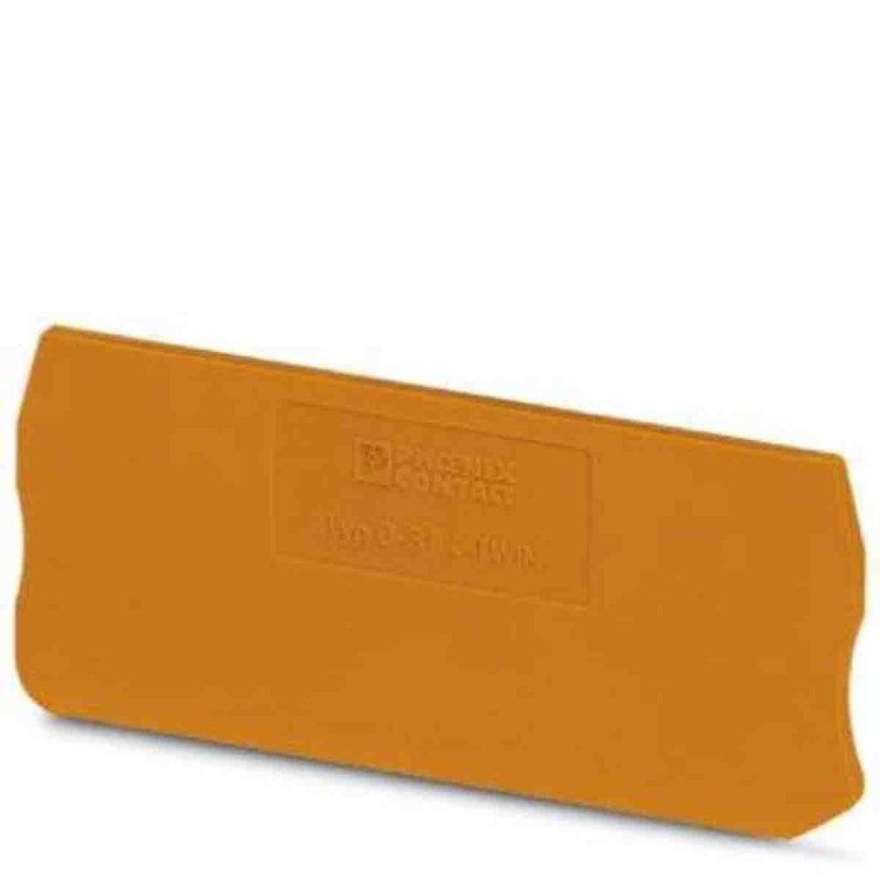 50 pcs - Phoenix Contact D-ST 4 Series End Cover for Use with DIN Rail Terminal Blocks