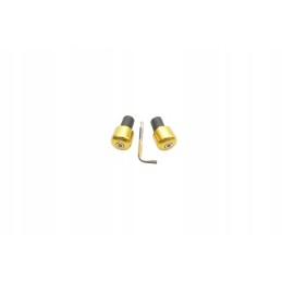 V parts vicma handlebar ends 17 5 mm gold color universal use