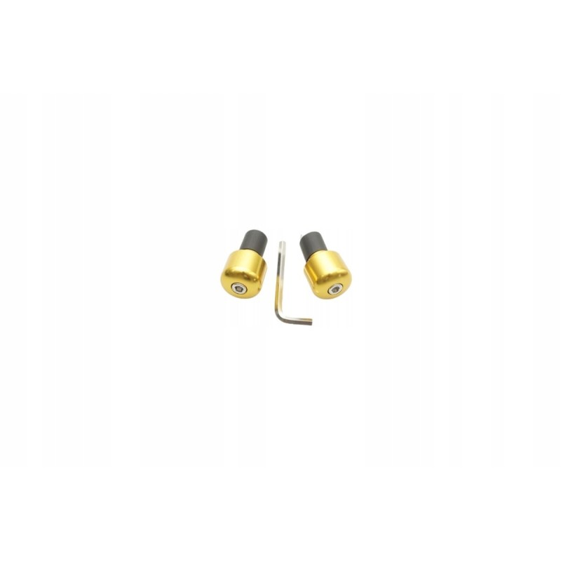 V parts vicma handlebar ends 17 5 mm gold color universal use