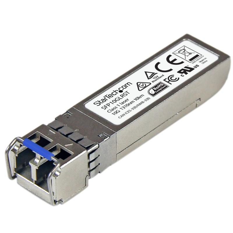 1 pcs - StarTech.com Cisco Compatible LC Single Mode Transceiver Module, Full Duplex, 10000Mbit/s