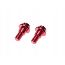 Red handlebar ends for Yamaha