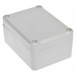 1 pcs - RS PRO Grey ABS Enclosure, IP67, IK09, Grey Lid, 88.2 x 64.3 x 41.7mm
