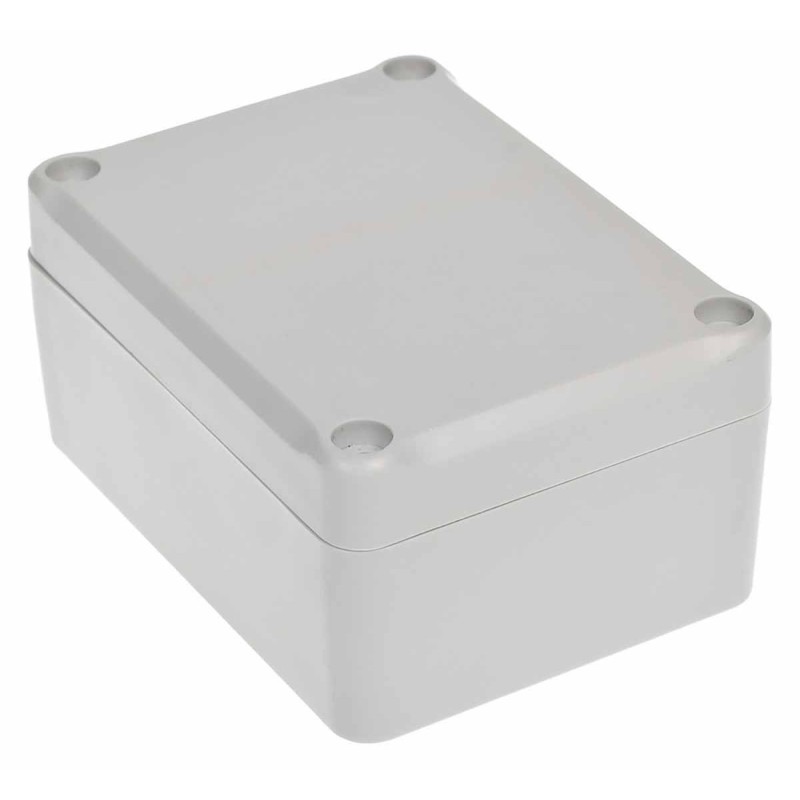 1 pcs - RS PRO Grey ABS Enclosure, IP67, IK09, Grey Lid, 88.2 x 64.3 x 41.7mm