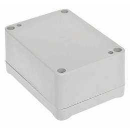 1 pcs - RS PRO Grey ABS Enclosure, IP67, IK09, Grey Lid, 88.2 x 64.3 x 41.7mm