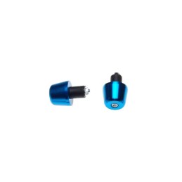 Blue motogeneric handlebar end