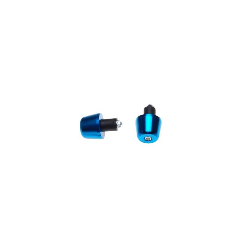 Blue motogeneric handlebar end