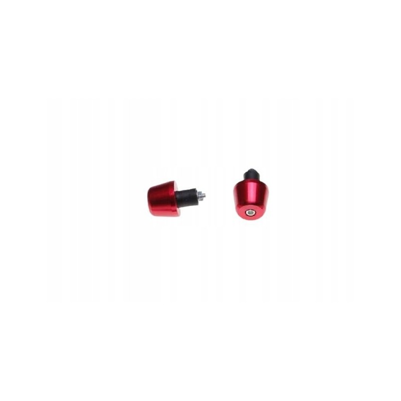 Red motogeneric handlebar end