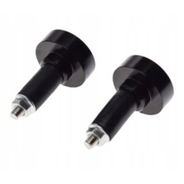 Black handlebar ends, set of 2 pcs