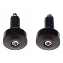 Black handlebar ends, set of 2 pcs