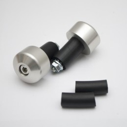 Akrybius silver handlebar weights set akr03