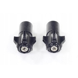 Black handlebar ends 17mm OXF 026 k