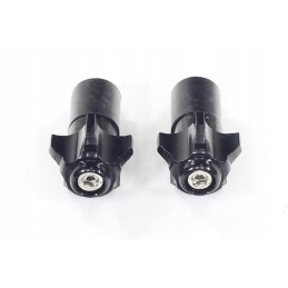 Handlebar ends, black, 17mm, set ox