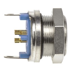 25 pcs - TE Connectivity Circular Connector, 4 Contacts, Panel Mount, Subminiature Connector, Socket, Female, IP65, TRIAD 01