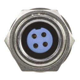 25 pcs - TE Connectivity Circular Connector, 4 Contacts, Panel Mount, Subminiature Connector, Socket, Female, IP65, TRIAD 01