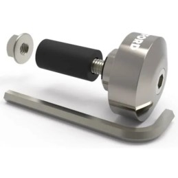 Barends Oxford handlebar weights 1, silver