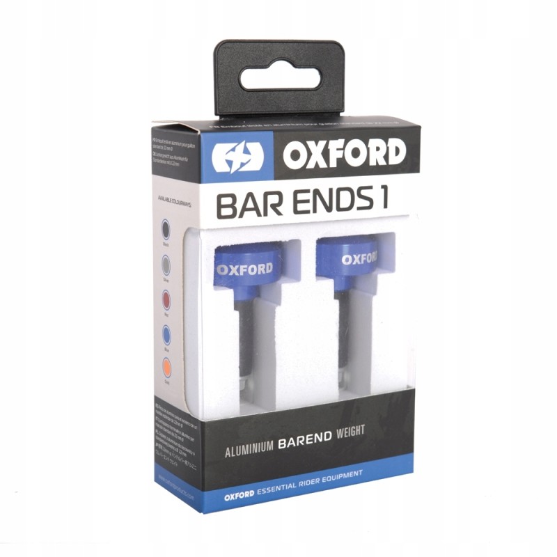 Barends Oxford handlebar weights, 1 blue