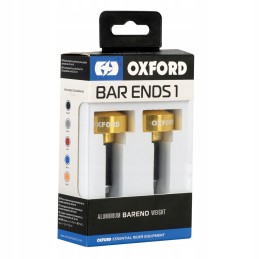 Oxford barends handlebar weights, 1 gold color