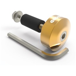 Oxford barends handlebar weights, 1 gold color